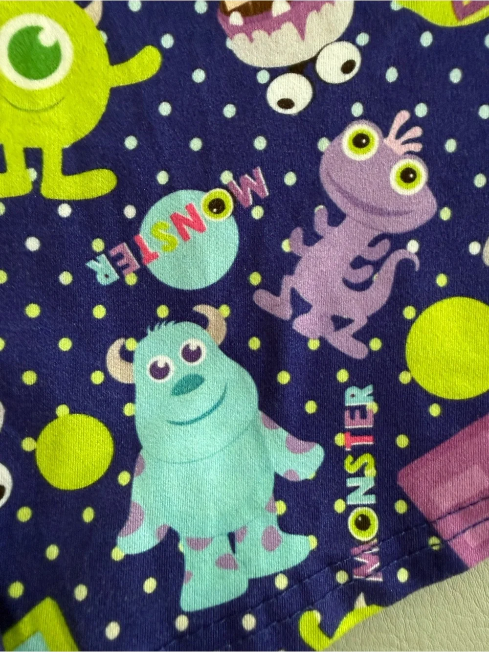 Disney Monsters Inc Girls Twirl Dress Boo, Sully Mike Randall size 5-6 - Fair